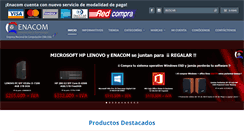 Desktop Screenshot of enacom.cl